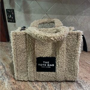 Sherpa The Tote Bag Teddy Tan Medium Marc Jacobs